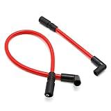 2 Peças 10 4 Mm 10 Mm Kit De Substituição De Fio De Vela De Ignição De Motocicleta Para Harley Davidson Big Twin FXD Dyna 2000 2017 Substituição Para Harley Davidson Softail 1999 2017 Vermelho 