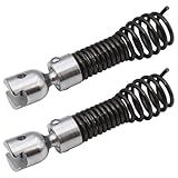 2 Peças 63065 Eixo Helicoidal T-217 10 Cm Para Ridgid K-40-45- K-50-K-3800-K-400-Aço 110 Mm