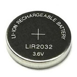  2 Pecas Bateria Lir2032 Recarregável Li on 3 6v Lithium