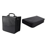 2 Peças Bolsa Estojo Cd Dvd Suporte 80 250 Lugares Fichário
