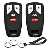 2 Peças Compatíveis Com Audi Smart 4 Bts Capa De Chave De Silicone FOB Sem Chave Suporte Remoto Para 2019 2018 2017 Audi A4 Allroad A5 A6 A7 A8 Q5 Q7 R8 RS7 S4 S6 S7 S8 S8 SQ5 TT Quattro Sportback