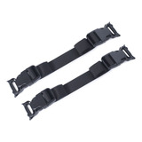 2 Peças De Alças Táticas Molle Alça Preta cáqui Alças De B