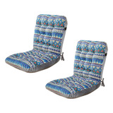 2 Peças De Almofadas De Cadeira De Balanço Adirondack Cadei