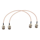 2 Peças De Cabo 3g Hd Sdi Cabo Bnc 30 Cm 75 Ohm Para Câmeras