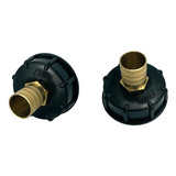 2 Peças De Conexão Do Tanque De Água Ibc 1000l Adaptador