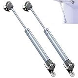 2 Peças De Escoras A Gás 20N- Mola A Gás Resistente Com Design Dividido E Montagem De Metal Para Suporte De Elevação- Escotilha De Chão- Caixa De Armazenamento- Banco Externo- Tampa De Armário