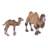 2 Peças De Estatueta De Camelo