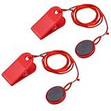 2 Peças De Interruptor De Segurança Magnético Substituição De Chave De Segurança De Esteira De ímã Redondo Universal Para Passadeira De Passadeira ímãs De Esteira Para A Maioria Dos Tipos De