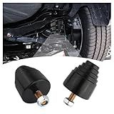 2 Peças De Kit De Amortecedor Para Absorção De Ruído Batentes De Suspensão Para Caminhões Com 2 Porcas Acessórios Universais De Borracha Para Carros Vans Caminhões Reboque Porta Para Choques