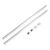 2 Peças De Linha De Suporte Completo Do Trilho De Guia Linea