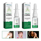 2 Peças De Spray Nasal Que Limpa Os Pulmões Para Ajudar Na R