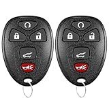 2 Peças De Substituição Para Chaveiros Chevy Traverse 2007-2016 Tahoe Suburban 2007-2014 GMC Yukon XL 2007-2013 Acadia 2007-2016 Buick Enclave 2007-2017 Cadillac Escalade 2007-2016 7-2011 0 Controle