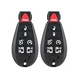 2 Peças De Substituição Para Dodge Grand Caravan 2008 2009 2010 2011 2012 2013 2014 2015 2016 2017 2018 2019 2020 Chave Remota FCC ID IYZ C01C M3N5 WY783 X