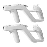 2 Peças De Suporte De Jogo Zapper Para Nintendo Wii Remote 