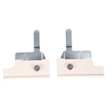 2 Peças Encaixe Aux Frontura Maquina Lanofix Silver Red