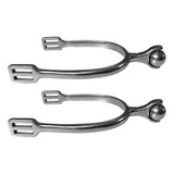 2 Peças Espora De Cavalo Com Engrenagem Rotativa 7 6 Cm