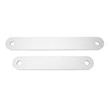 2 Peças Kit De Motor De Feixe Marinho 3001 8067 Alumínio Tsp 1 2 15x2 Polegadas 12in Placa De Suporte De Popa Para Furos De Parafuso Superiores E Inferiores Do Barco