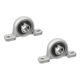 2 Peças Kp001 Mancal Com Rolamento Auto Ajustável Furo 12mm
