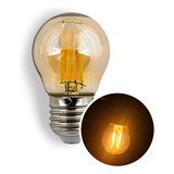 2 Peças Lâmpada Filamento Led Bulbo G45 Vintage Retro E27 Cor Da Luz Branco quente 110v 220v