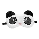 2 Peças Máscara De Dormir Meditações Meditação Coelho De Pelúcia Recheado Sombra Para Bordado Tapa Olho Venda De Sono Confortável Desenho Animado De Olhos Vendados óculos Panda