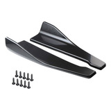 2 Peças Pp Car Body Body Bumper Spoilers Trasero Lip Splitte