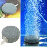 2 Pedra Porosa Redonda 40x17mm 3mt Mangueira De Silicone