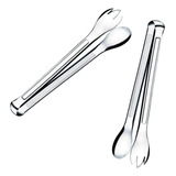 2 Pegadores De Salada Grande De Aço Inox Churrasco 29cm