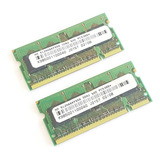 2 Pentes Memorias 512n66kfs56 Ddr2 512mb Pc5300 P Notebook