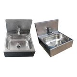 2 Pias De Assepsia Laboratório Inox Acionamento Manual