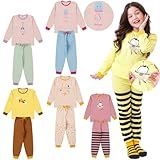2 Pijamas Longos Infantis 100 Algodão Premium 1 2 3 Anos Kit Sortido 2 Inverno Menina 2 