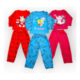 2 Pijaminhas Quentinho De Inverno Cores Sortidas Infantil