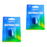 2 Pilhas Baterias Cr2 Original Knup Lithium 3v 2 Unidades