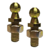2 Pino Parafuso Esférico Amortecedor Capô E Porta Malas 6mm