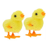 2 Pintinho Amarelinho Divertido De Pelúcia A Corda Infantil