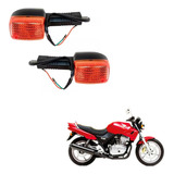 2 Piscas Seta Cb 500 Cb500 Dianteiro Completo 1998 À 2005
