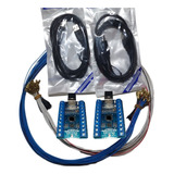 2 Placa Ps4 2 Cabo Usb 1 5m 2 Chicotinho De Fios 60cm