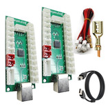2 Placa Zero Delay Com Cabo Usb E Chicotes Pra Pc Rasp Etc