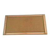 2 Placas 5x10 Universal Perfurada Ilhada Fibra Fenolite