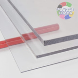2 Placas Chapas Ps Cristal Transparente 5mm Sob Medida