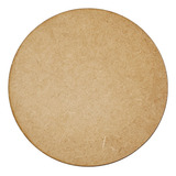 2 Placas Mdf Crú 50cm De Diâmetro 12mm De Espessura