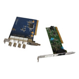 2 Placas Pci Captura Tv Placa Fax Modem 56kbps Pc Antigo