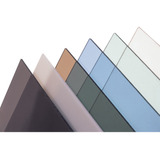 2 Placas Policarbonato Compacto Chapa Cores 2m X 3m 2mm