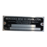 2-plaqueta Numero D Série Chassi Tipo Do Motor Mercedes