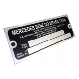 2-plaqueta Numero Série Chassi Tipo Do Motor Mercedes Benz