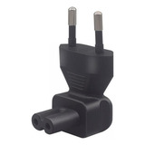 2 Plugue Macho Ue De 2 Pinos Para Adaptador De Tomada De