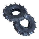 2 Pneu 350 6 P Motocultivador Tratorito Microtrator Tobata