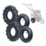 2 Pneu 350 6 P Motocultivador Tratorito Microtrator Tobata