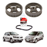 2 Polias Do Comando Correia Dentada Renault 1 6 16v K4m
