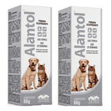 2 Pomada Cicatrizante Alantol Vetnil 60g Envio Imediato