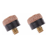 2 Ponteiras Com Rosca P Taco De Bilhar Sinuca 11mm